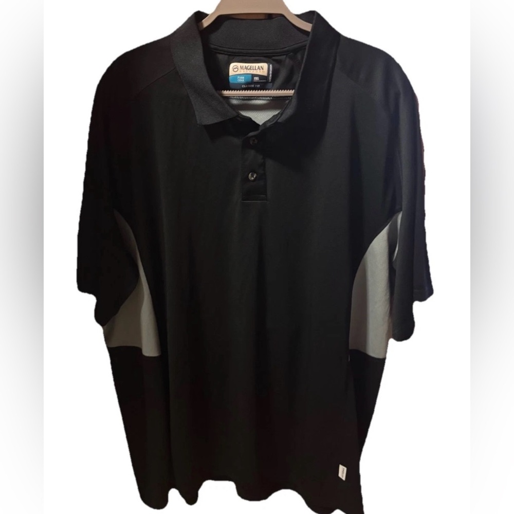 Magellan Outdoors Classic Fit Polo Moisture Wicking Fish Gear Men’s Size 2XL XXL